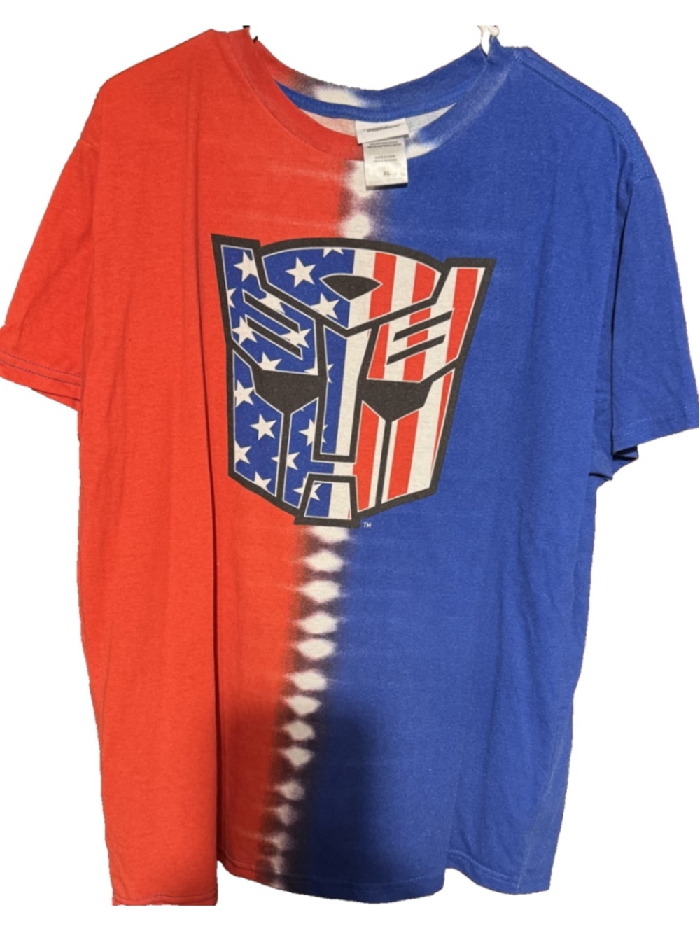 Transformers Autobot T-Shirt Men Sz XL Blue/Red